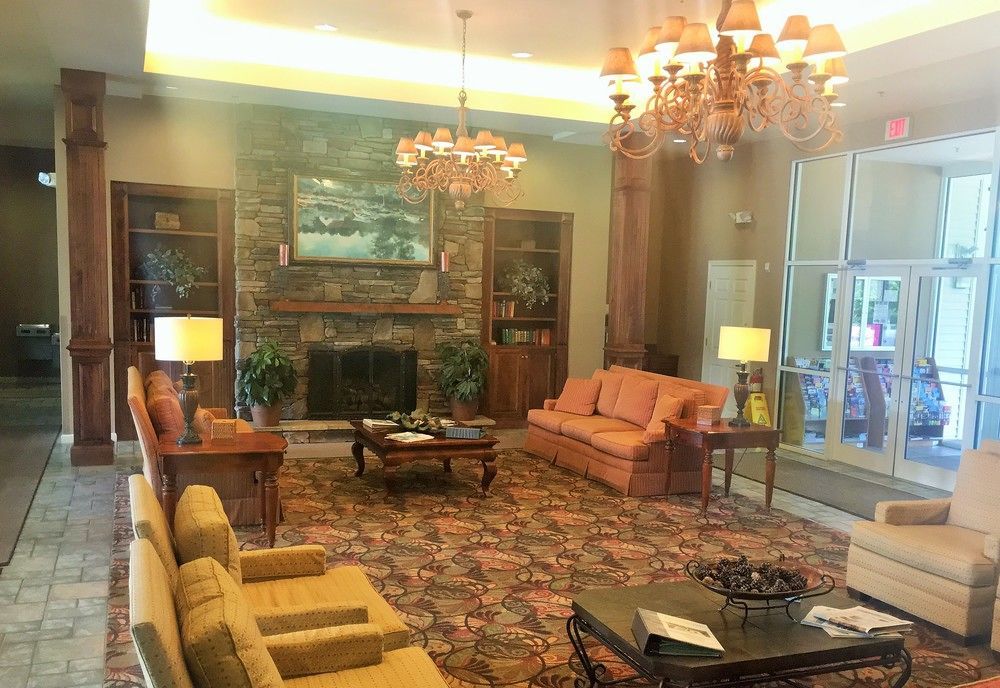 Vacation Village In The Berkshires Ганкок Екстер'єр фото The lobby of the new building