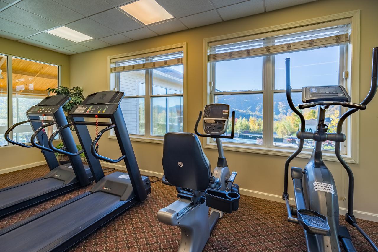 Vacation Village In The Berkshires Ганкок Екстер'єр фото The gym at the Lodge at Whitefish